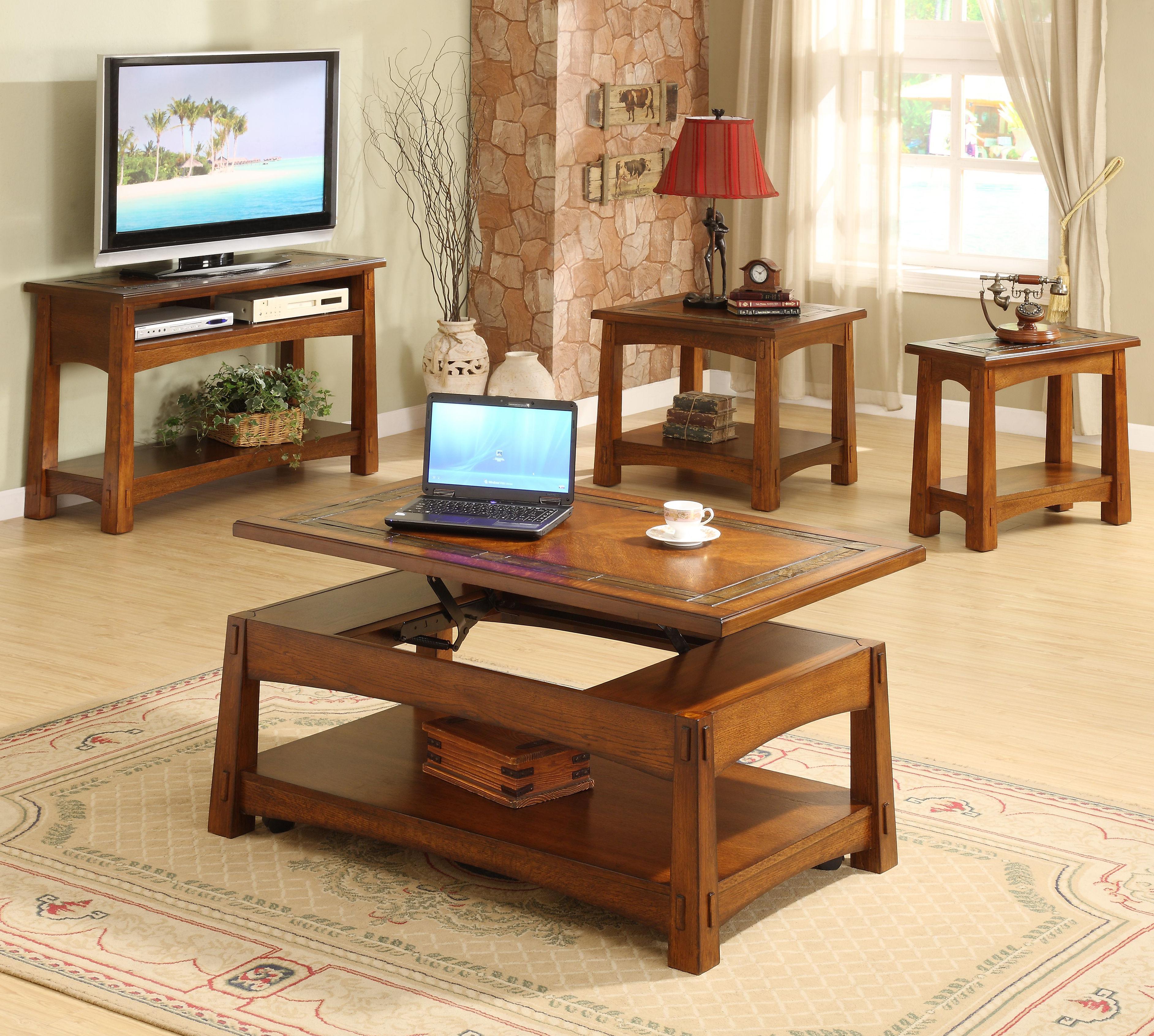Riverside Furniture Craftsman Home 2903 Lift Top Coffee Table